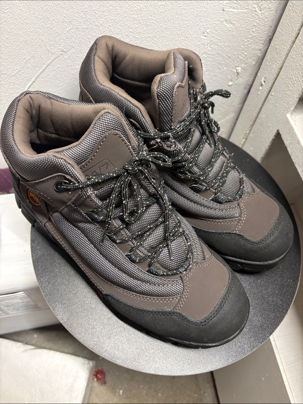Timberland PRO Brown and Gray Men's Work Boots